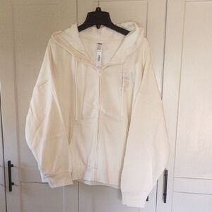 PINK Victoria's Secret Cream Hoodie with Label